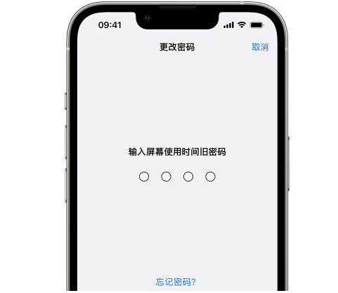 木垒iPhone屏幕维修分享iPhone屏幕使用时间密码忘记了怎么办 