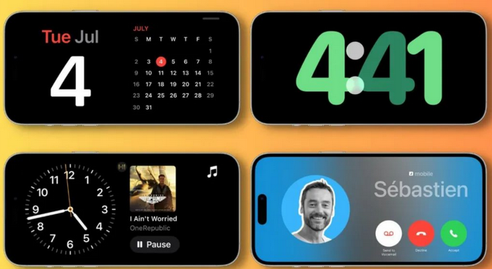 木垒苹果手机维修分享iOS17横屏充电待机显示有什么好处 