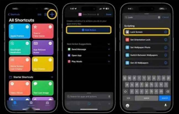 木垒苹果14锁屏维修店分享iPhone14升级iOS16.4后如何创建锁屏快捷方式 
