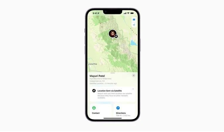 木垒苹果14维修分享iPhone14系列中 FindMy功能通过卫星分享位置方法教程 